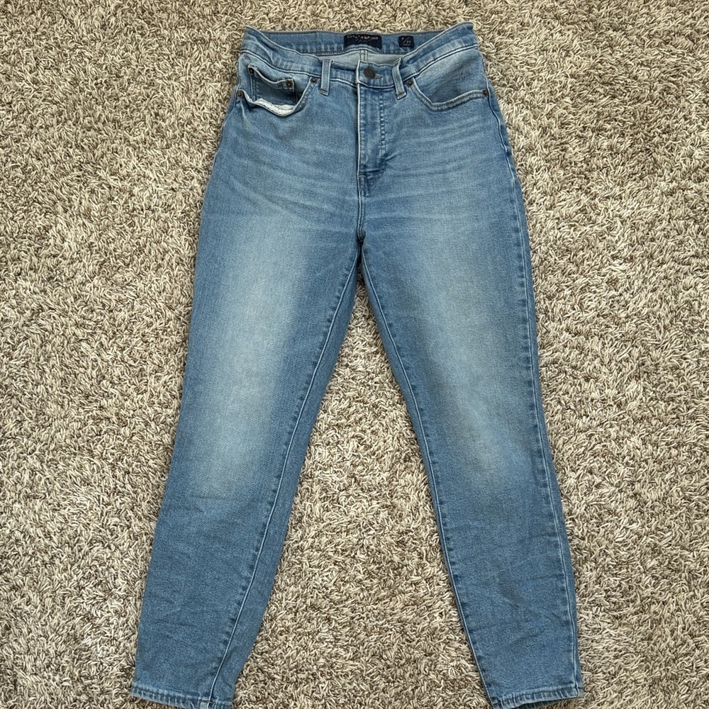 Lucky Brand High Rise Skinny Jean Bridgette Light Blue Size 8/29 - Picture 4 of 13